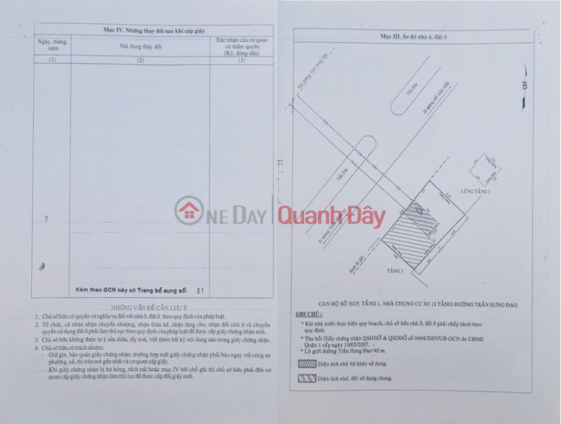 Owner's House - Prime Location - Good Price - House for Sale on the Ground Floor of Tran Hung Dao Street, District 1 | Vietnam, Sales | đ 16.5 Billion