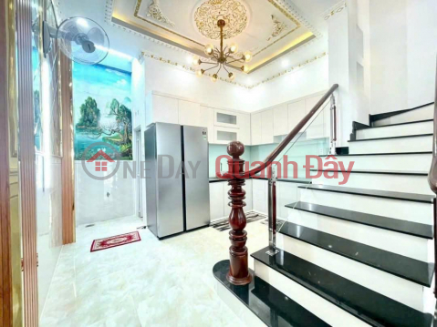 HOUSE IN A CAR-ACCESSIBLE ALLEY, NEAR PHU MY HUNG, OVER 5 BILLION VND, SOLID 3-STORY BUILDING _0