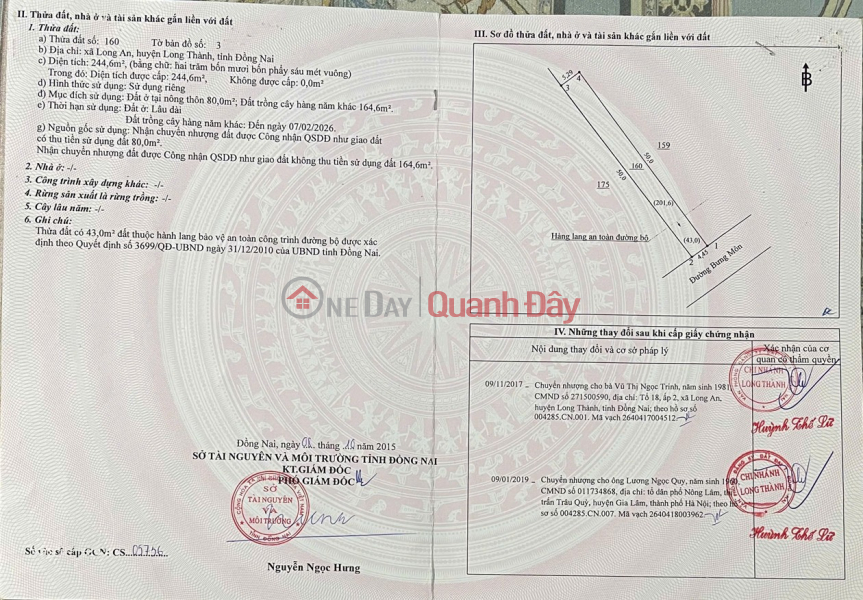 Chính chủ bán đất mặt tiền Bưng Môn 244,6m2 gần Sân bay Long Thành, có nhà cấp 4, chỉ 300m ra cao tốc Niêm yết bán