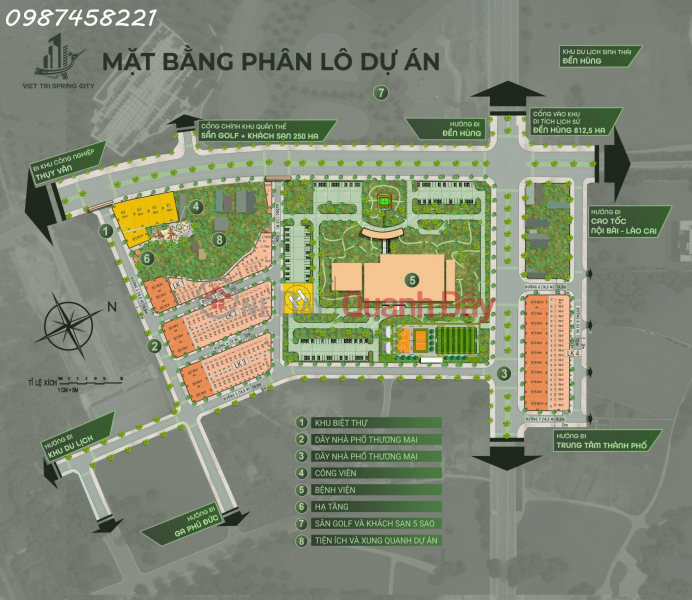 Cần thanh khoản gấp 5 lô đất KĐT Spring City Việt Trì - 90m2 giá đầu tư cực kỳ hấp dẫn | Việt Nam | Bán đ 2,1 tỷ