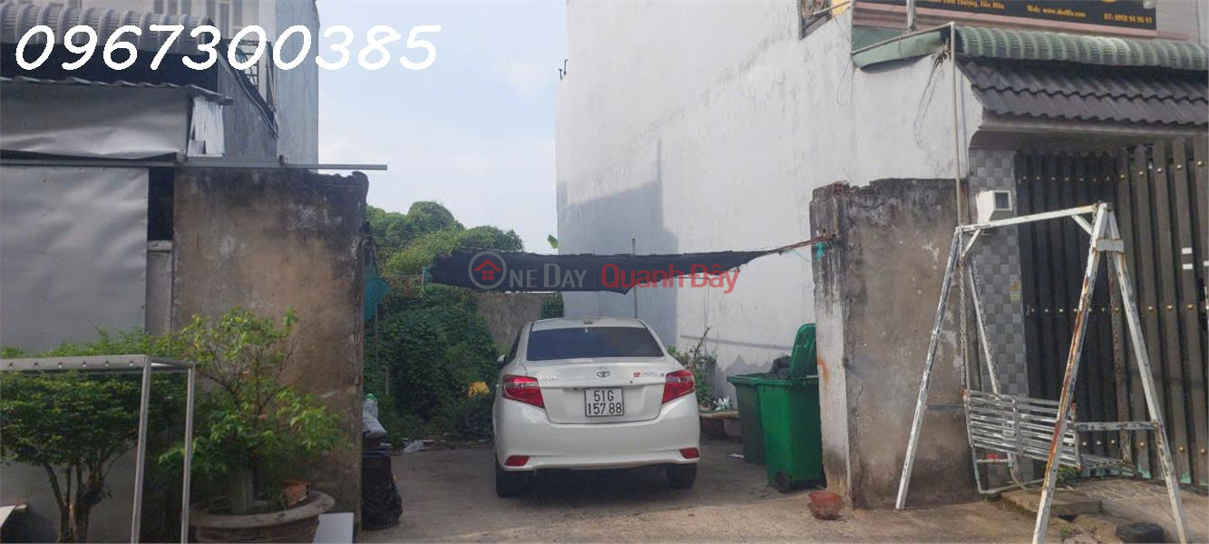 Property Search Vietnam | OneDay | Residential | Sales Listings, Land for sale in Xuan Thoi Thuong, Hoc Mon, with full residential zoning, area 80.7 m2, frontage 5.6m, price 3.7 billion VND.
