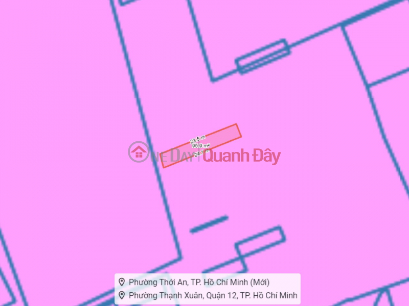 đ 4,95 tỷ | Giảm sốc 850tr! Đất Vuông, Đường xe tải, 95m2 – Thạnh Xuân 22 Q12