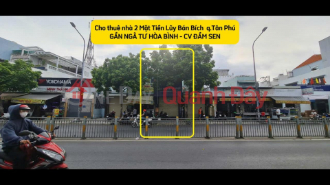 House for rent with 2 frontages on Luy Ban Bich, 68m², 2 floors - NEAR HOA BINH CROSSROADS _0
