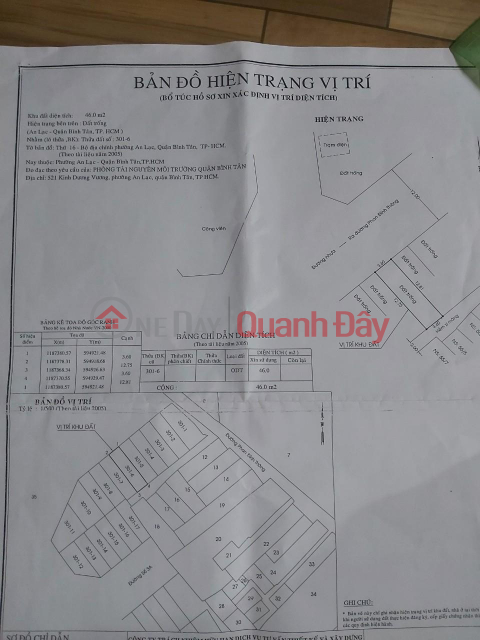 Beautiful Land - Good Price - Owner Needs to Sell Land Lot in Beautiful Location in An Lac Ward, Binh Tan, HCM _0