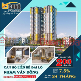 CĂN HỘ ĐẠI LỘ PHẠM VĂN ĐỒNG 2 TỶ 2PN _0