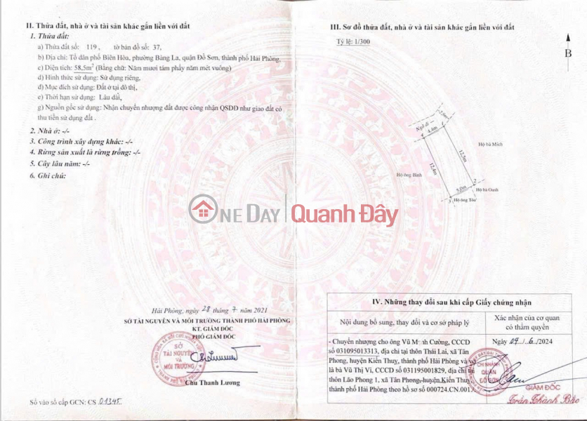 đ 695 Million, Rare price 6xx million – Lot 58.5m² Bien Hoa, car alley, beautiful rear expansion – ZALO 0567 222 555