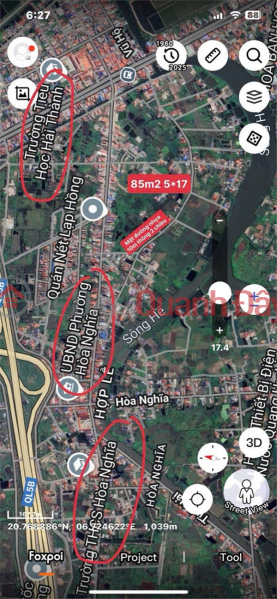 Lô đất 90m2 đường nhựa 10m thông Hòa Nghĩa - Dương Kinh - ZALO 0567 222 555 Niêm yết bán