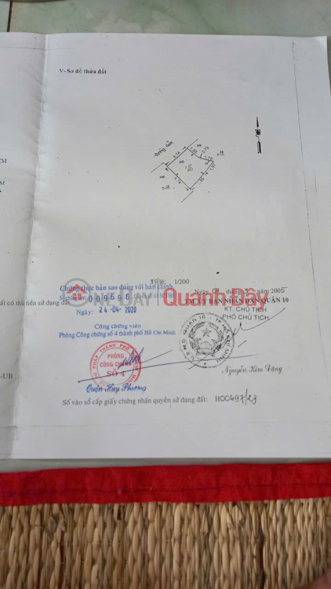NHÀ ĐẸP – GIÁ TỐT – CHÍNH CHỦ CẦN BÁN TẠI 68/16 Đồng Nai, Phường 15, Quận 10, HCM _0