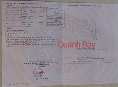 QUICK SALE OF BEAUTIFUL LAND LOT - GOOD PRICE - GOOD LOCATION IN HAI BOI COMMUNE, DONG ANH, HANOI _0