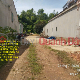 BEAUTIFUL LAND - INVESTMENT PRICE - NEED TO SELL LAND LOT IN BEAUTIFUL LOCATION in Nghia Tien Commune, Thai Hoa Town, Nghe An _0