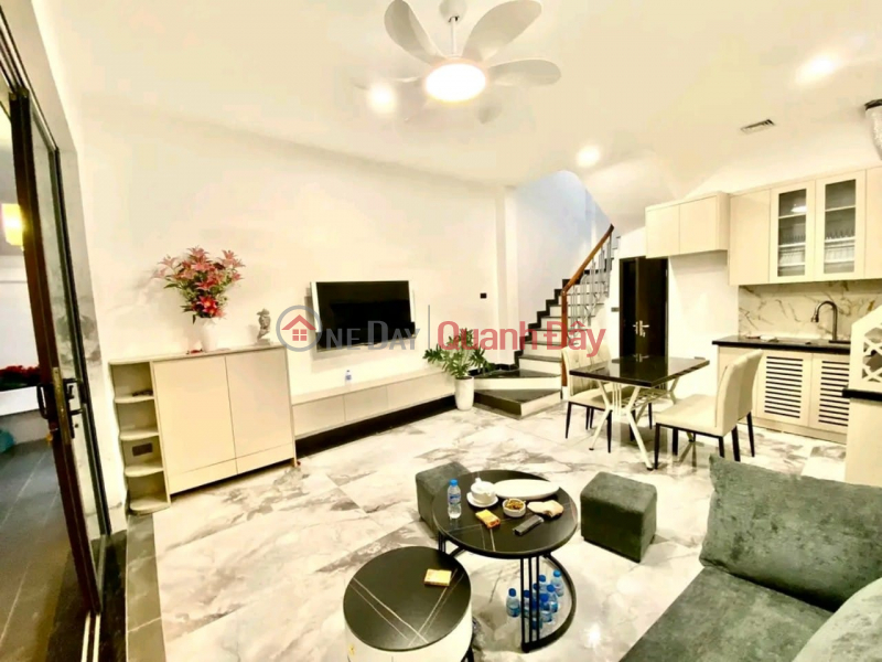 CENTER OF DONG DA DISTRICT, HO DAC DI STREET BEAUTIFUL NEW 5-FLOOR HOUSE WITH FUN INTERIORS Area: 35M2 3 BEDROOM MT: 4.2M PRICE: 4.95 BILLION ONLY | Vietnam, Sales, đ 4.95 Billion