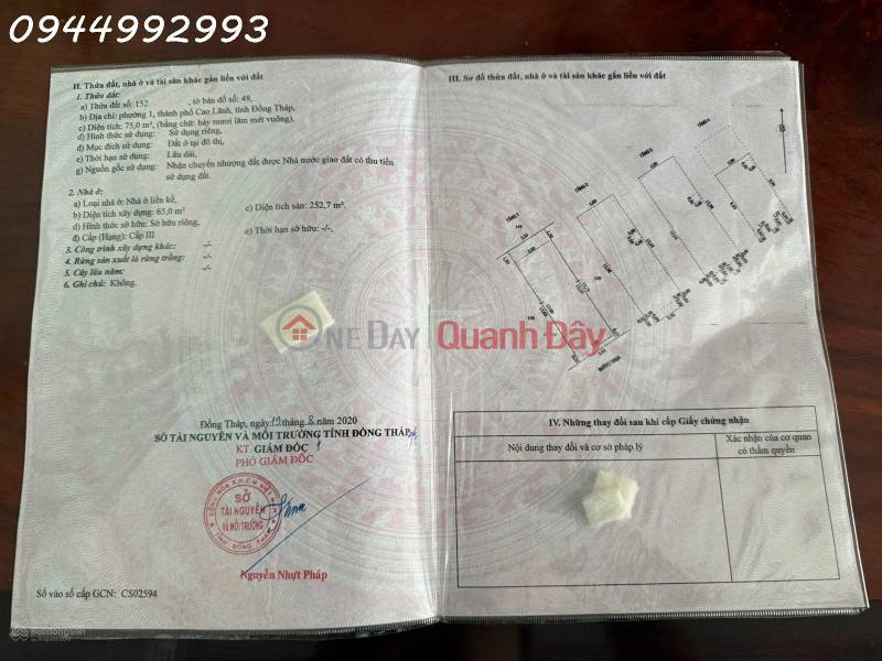 Property Search Vietnam | OneDay | Nhà ở | Niêm yết bán Bán Shophouse giá cực chất 8,2 tỷ. DT 75m2 tại Vincom Shophouse Cao Lãnh, Đồng Tháp