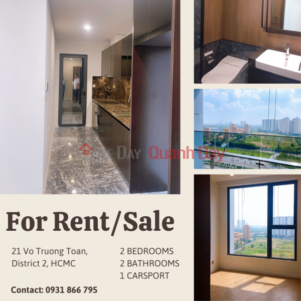 Lumiere Riverside - 75.5m2 2-bedroom apartment for rent and urgent sale Rental Listings