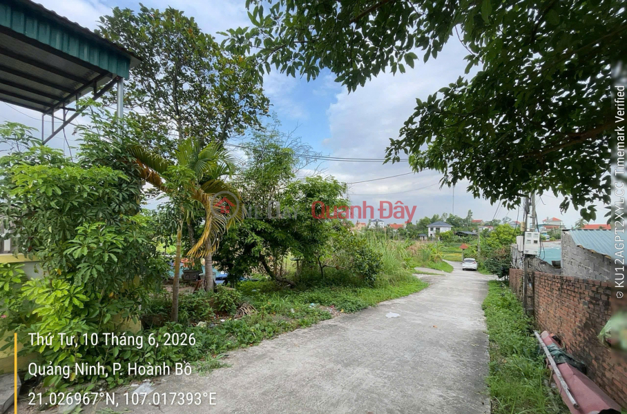 đ 9 tỷ | Thanh lý đất phường Hoành Bồ, Hạ Long, 1050m2, đường ô tô đỗ cửa, miễn TG