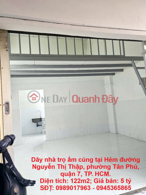 Dãy nhà trọ ấm cúng tại vị trí đẹp quận 7, TP. HCM Đảm bảo Đầu tư là sinh lời! _0