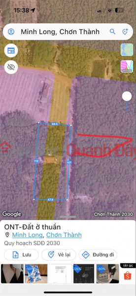 ĐẤT ĐẸP – GIÁ TỐT - CẦN BÁN LÔ ĐẤT 470 M² Xã Minh Long, Huyện Chơn Thành, Tỉnh Bình Phước Việt Nam Bán | đ 1,4 tỷ