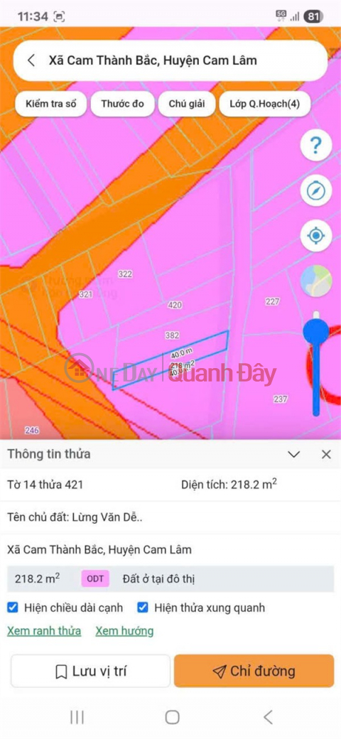 ĐẦU TƯ SINH LỜI - Bán GẤP Lô Đất Vị Trí Đẹp Tại xã Cam Thành Bắc, Cam Lâm, Khánh Hoà _0