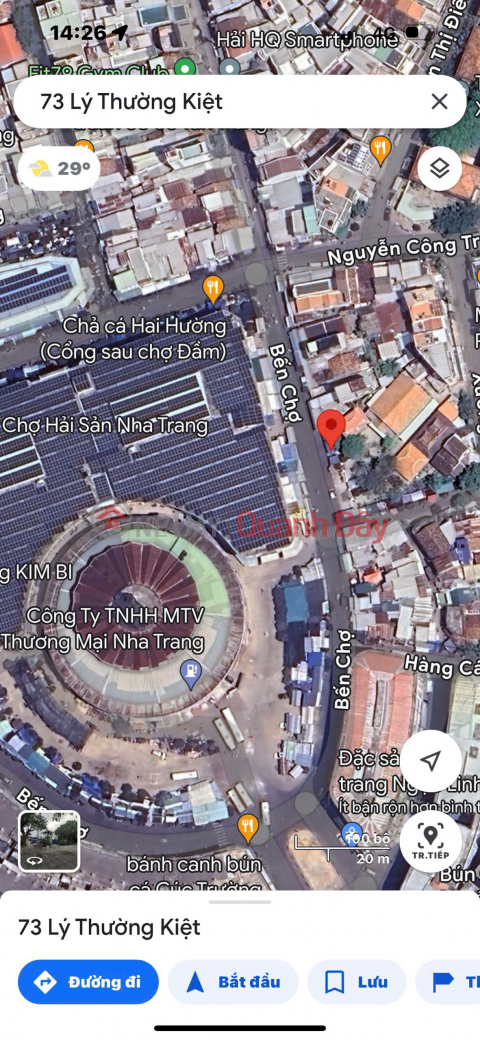 Land for quick sale on Ben Cho - Cho Dam street _0