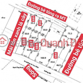 D2027 ️️ 4 plots of land with river view on Ha Huy Giap Street, District 12, Ho Chi Minh City, Shared Ownership, Alley Access, 3.x billion VND _0