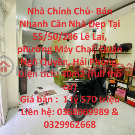 Nhà Chính Chủ- Bán Nhanh Căn Nhà Đẹp Tại Phường Máy Chai, Quận Ngô Quyền, TP Hải Phòng _0