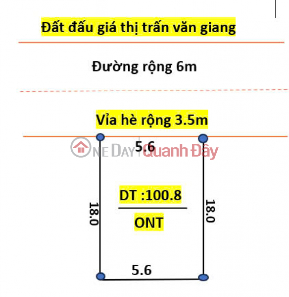 Bán 2 lô đất đấu giá gần vòng xuyến văn giang diên tích 100.8m, 100m co vỉa hè, Việt Nam, Bán, đ 7,8 tỷ