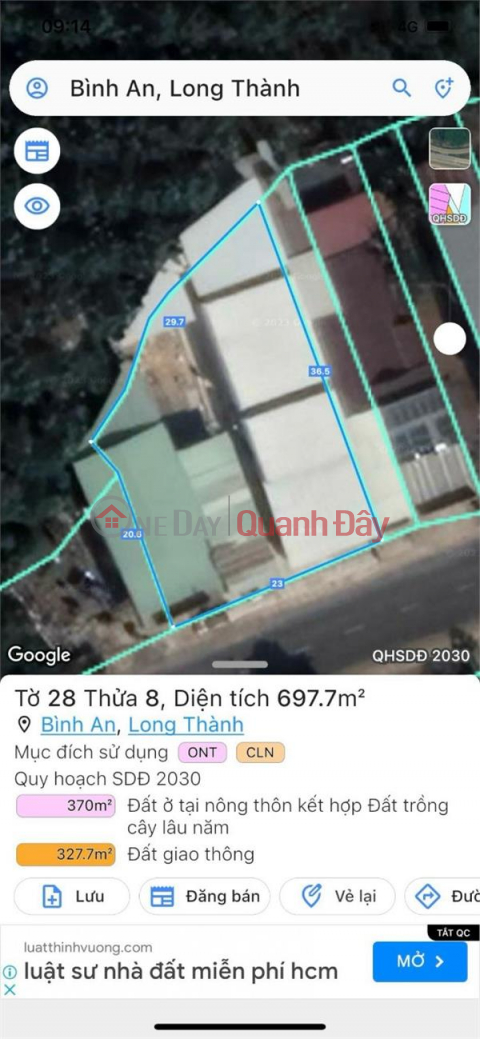 BEAUTIFUL LAND - Owner NEEDS TO SELL Land Plot Quickly In Binh An, Long Thanh, Dong Nai _0