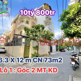 Bau Cat Area – Tan Binh, Corner lot 2 alleys 8m, Area 6.3x12m, 4 floors, only 10.8 billion _0