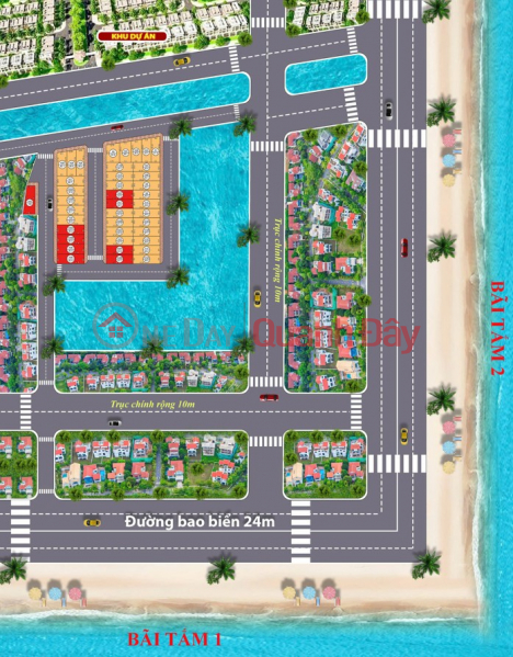 đ 2 Billion HOT! Quat Lam beach land - Located opposite Flamigo Group Resort - Hot investment spot