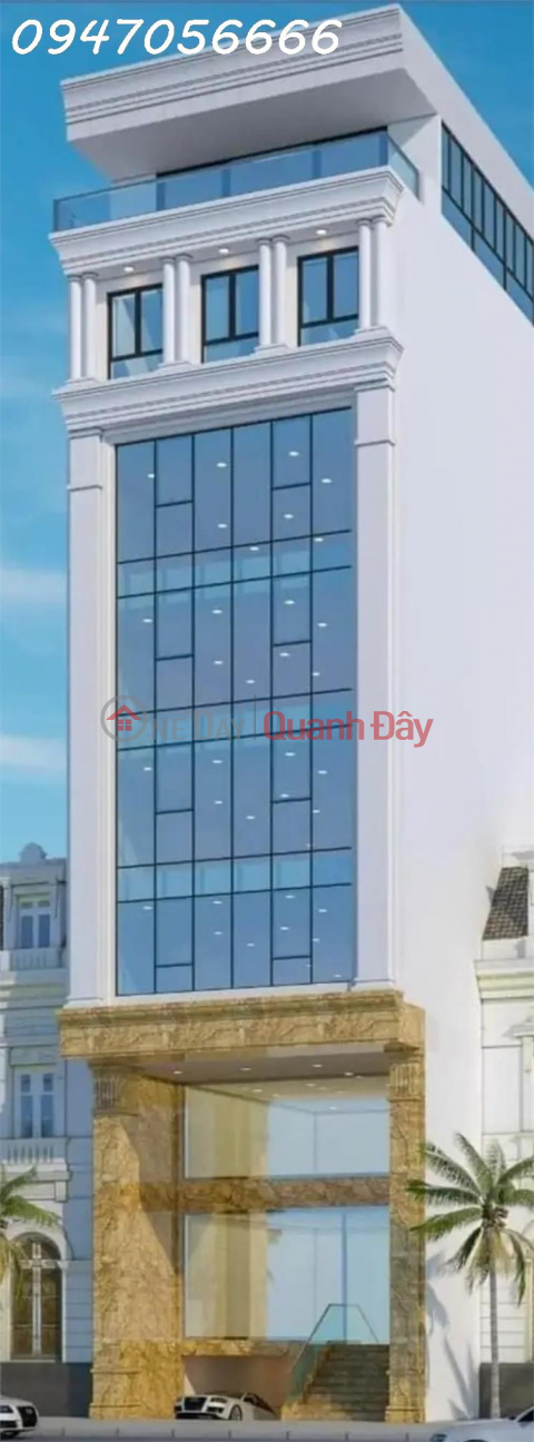BUILDING FOR SALE ON NGUYEN CHI THANH STREET, 8 floors ELEVATOR, 105m2, 6.5m square footage, about 30 billion _0