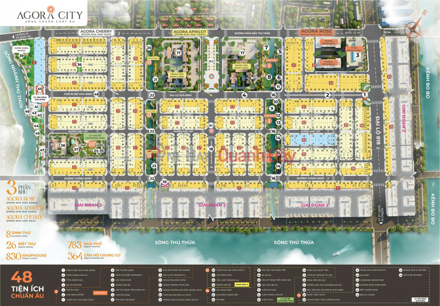 Land for Sale with Two Road Frontages on Provincial Road 818, Ideal for Business and Trade in Agora City - Prime Commercial Urban Area. Sales Listings