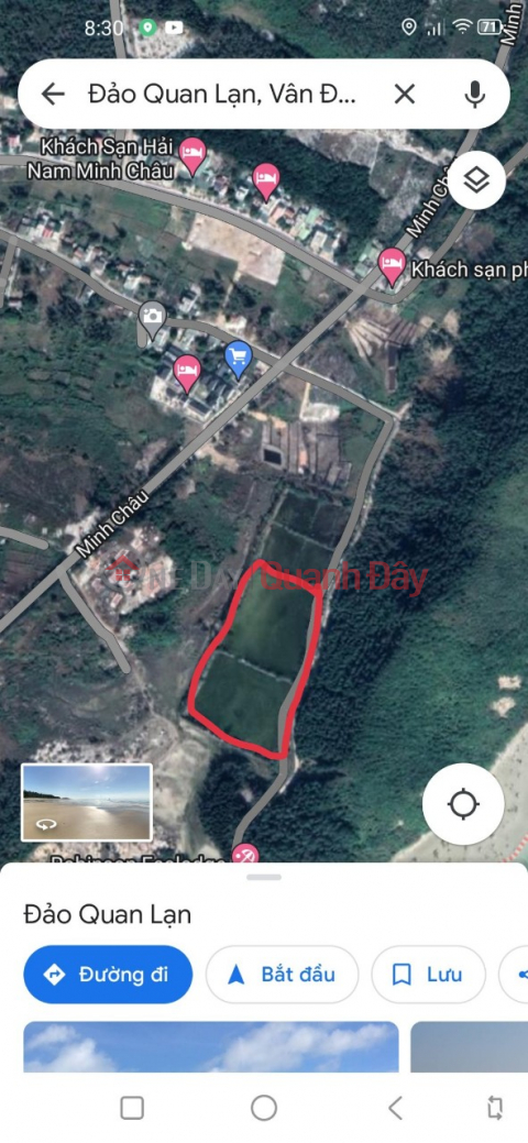 LAND FOR SALE IN VAN DON - QUANG NINH TO THOSE WHO NEED TO DO TOURISM SERVICES _0