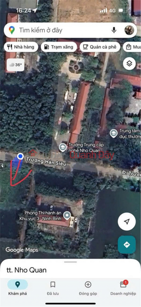 ĐẤT ĐẸP - GIÁ TỐT Chính Chủ Cần Bán Lô Đất 480m2 Tại Thị Trấn Nho Quan, Ninh Bình _0