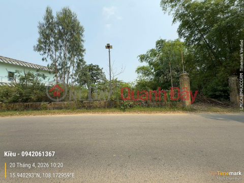 LAND FOR SALE ON MAIN ROAD DX5, DIEN TIEN, DIEN BAN, QUANG NAM PROVINCE. PRICE 9 BILLION VND (NEGOTIABLE). _0