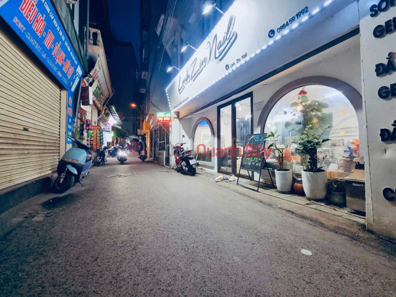 Beautiful House Duong Quang Ham, Quan Hoa, Cau Giay, Area 78m2, corner lot, powerful frontage, top business, car, facility Vietnam, Sales đ 22 Billion