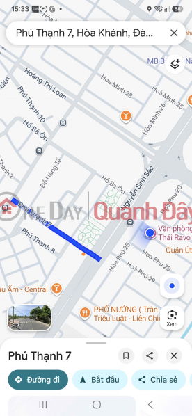Property Search Vietnam | OneDay | Nhà ở, Niêm yết bán, Bán đất đường 10,5m Phú Thạnh 7 - đối diện công viên Quận Liên Chiểu (cũ)