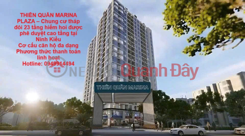 THIEN QUAN MARINA PLAZA – Rare 23-storey twin tower apartment building approved for high-rise in Ninh Kieu _0