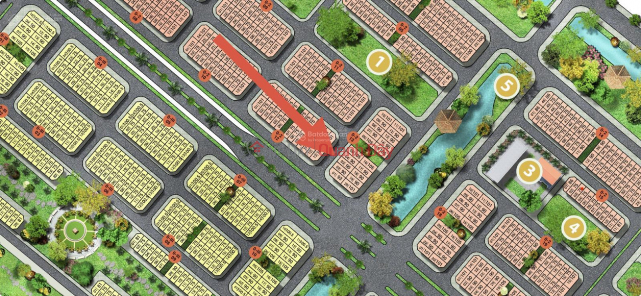 Land lot for sale O-II.13-02 at FLC Tropical City Ha Long. Area 90m2. Price 17.5 million\\/m2 Sales Listings