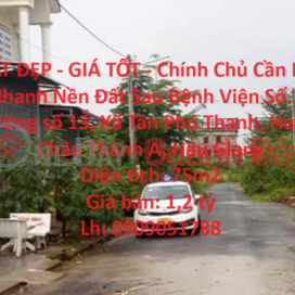 BEAUTIFUL LAND - GOOD PRICE - Owner needs to sell quickly Land behind Hospital No. 10 - Hau Giang _0