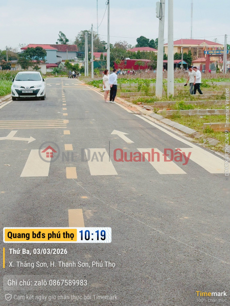 Đất đấu giá Thắng Sơn, Thanh Sơn, Phú Thọ - Giá chỉ hơn 10tr 1m - Bao giá tốt nhất thị trường Niêm yết bán