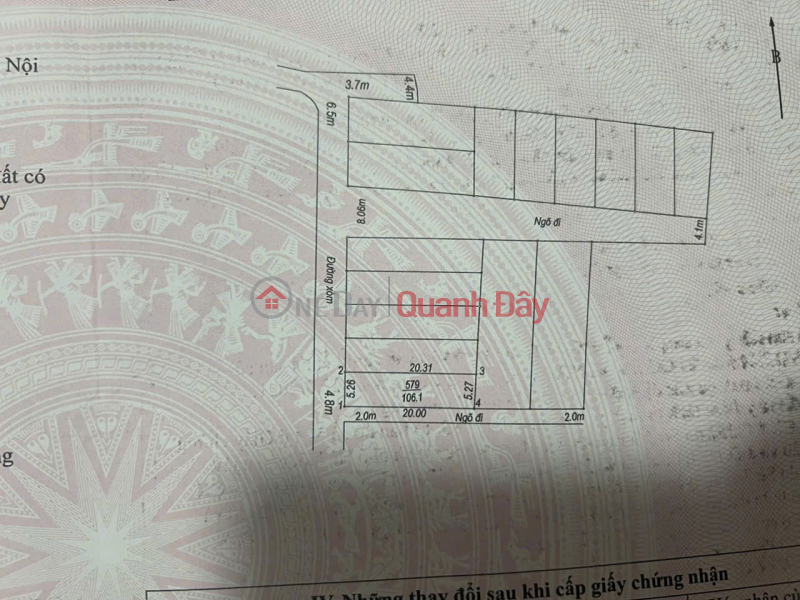 OWNER Needs to Quickly Sell 2 Plots of Land in Good Location Near Xuan Mai Concrete Market, Vietnam Sales | đ 1.5 Billion