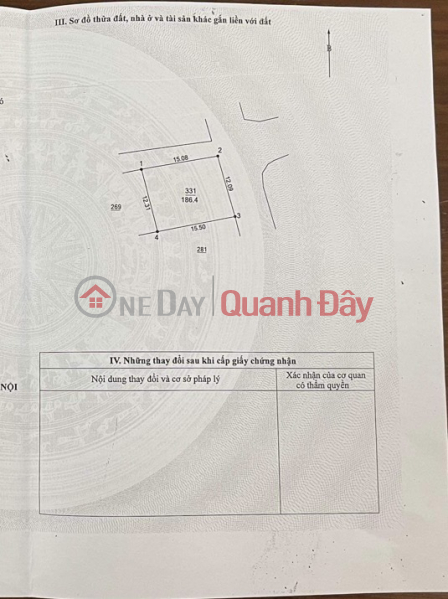 Property Search Vietnam | OneDay | Nhà ở, Niêm yết bán | Bán đất ngọc thuỵ 186m, lô góc mặt tiền quyền lực kinh doanh, chia lô. Hiếm !