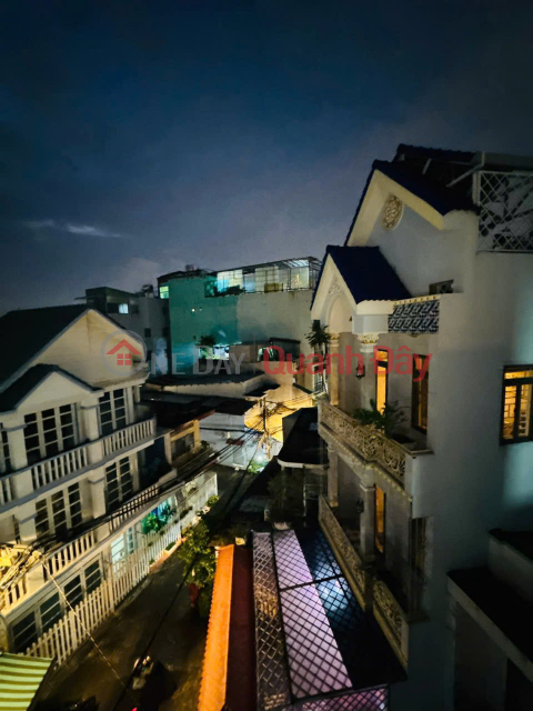 District 8 (NEW HOUSE WITH CAR) 4 floors, terrace 4.4x14 Au Duong Lan, slightly over 8t _0