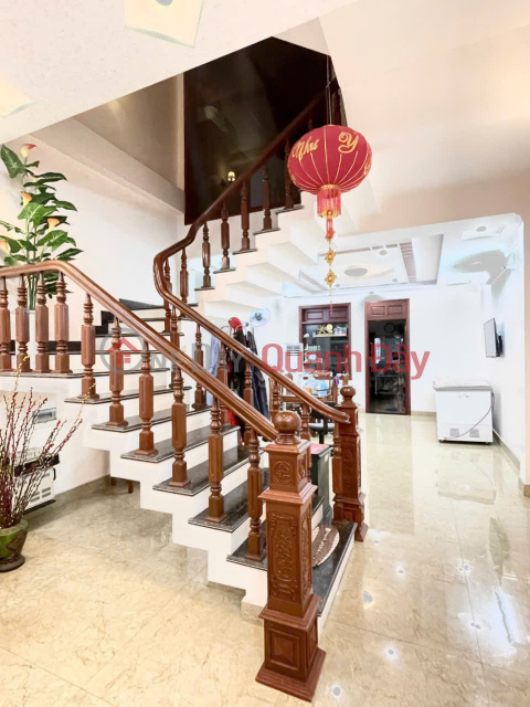 House for sale on the divided street of Quan Nam - Trai Le, 90m2, 4 floors, beautiful, PRICE 8.9 billion, original owner _0