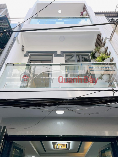 Property Search Vietnam | OneDay | Residential, Sales Listings Selling Commercial House, Corner Lot, Van Cao Street, Tan Phu District. 4x12x 3 Floors, Extremely Good KD. Only 5.5 Billion