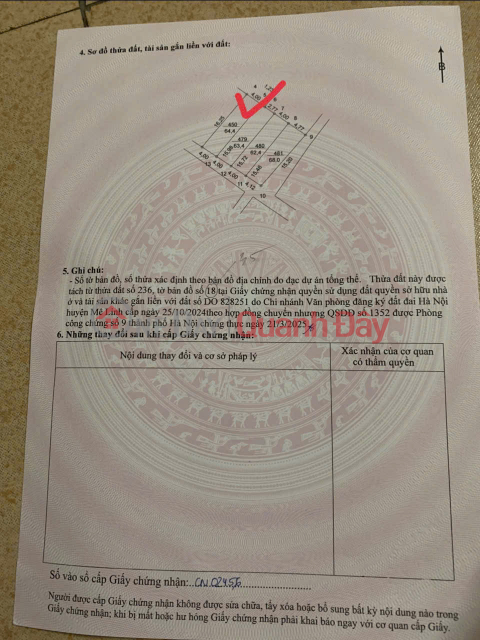 Bán đất tổ 3, Chi Đông, Mê Linh. Gần KCN Quang Minh và chợ đình Chi Đông _0