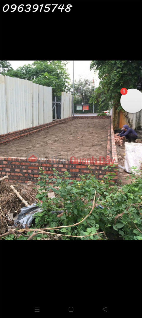 Land for rent by owner, located at the entrance to Lideco New Urban Area, Hoai Duc, area 80m2, price 7 million VND\/month. _0