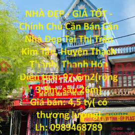BEAUTIFUL HOUSE - GOOD PRICE - Beautiful House For Sale By Owner In Kim Tan Town, Thach Thanh District, Thanh Hoa _0