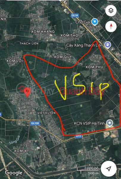 ĐẤT ĐẸP – GIÁ TỐT - CẦN BÁN NHANH LÔ ĐẤT Visip TẠI Xã Việt Tiến, huyện Thạch Hà, tỉnh Hà Tĩnh | Việt Nam Bán, đ 650 triệu