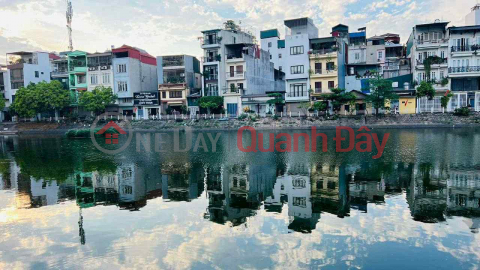 House for sale on Ngoc Lam lake front, 64m, frontage 5.2m, car parking at door, near Hong Tien extended road _0