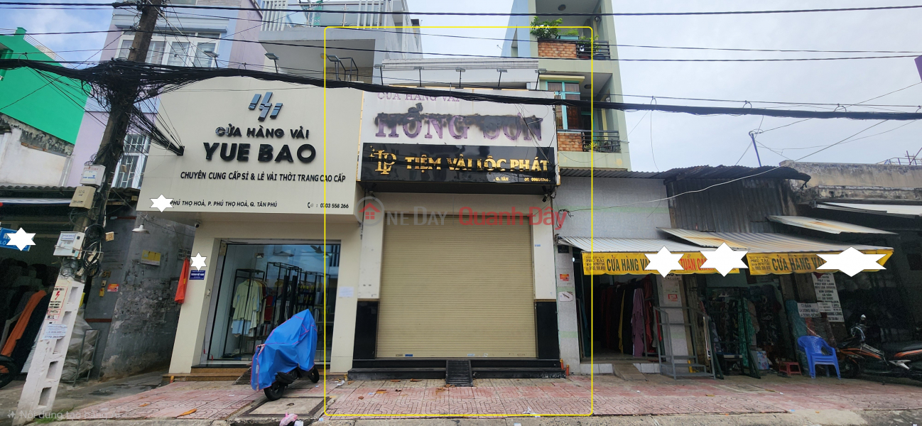 Property Search Vietnam | OneDay | Residential Rental Listings | House for rent, located on the main street of Phu Tho Hoa Fabric Market, Tan Phu District, 88m², 2 floors.